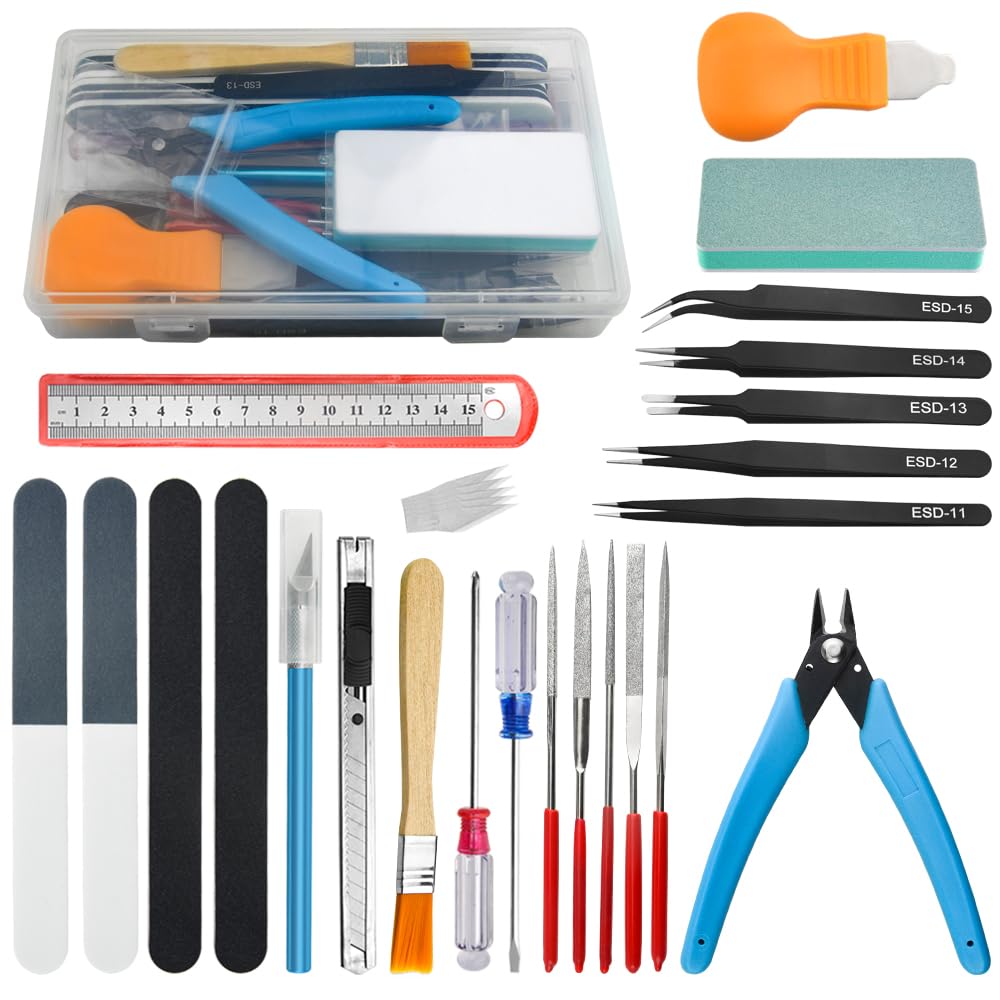 Amazon.com: XINGYHENG 28Pcs Modeler Basic Tools Craft Set